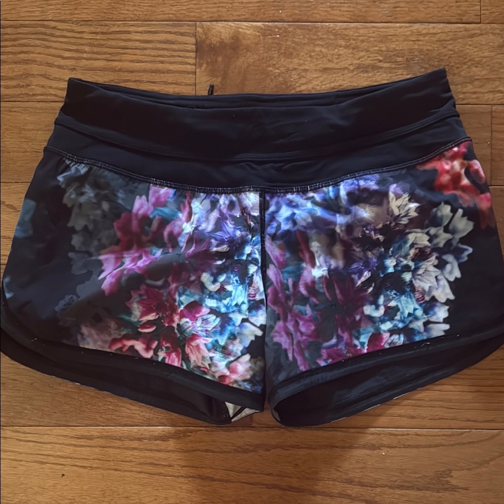 Lululemon Running Floral Women's Shorts